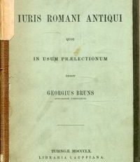 Fontes iuris Romani antiqui quos in usum praelectionum.