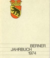 Berner Jahrbuch 1974.