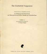 Das  Goethebild Turgeniews.