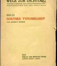 Goethes Typusbegriff.