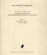 Das Goethebild Turgeniews.