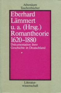 Romantheorie 1620 - 1880. Dokumentation ihrer Geschichte in Deutschland.