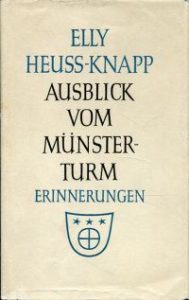 Ausblick vom Münsterturm. Erinnerungen. Kohlezeichnungen von Theodor Heuss.