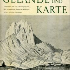 Gelände und Karte. Hrsg. vom Eidg. Militärdepartment.
