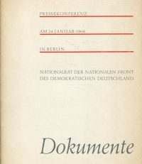 Dokumente. Internationale Pressekonferenz am 24. Januar 1966 in Berlin.