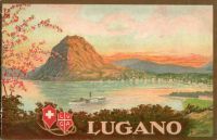 Lugano. Die Reize des herrlichen Südens werden erschlossen durch die Fahrt mit der elektrisch betriebenen Gotthardbahn nach dem Sonnenland.