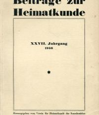 Beiträge zur Heimatkunde des Sensebezirks, 27. Jahrgang 1956.