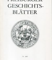 Freiburger Geschichtsblätter, Band 74 (1997).