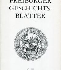 Freiburger Geschichtsblätter, Band 67 (1990).