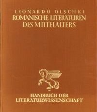 Die romanischen Literaturen des Mittelalters.
