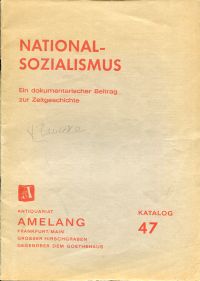 Nationalsozialismus. Ein dokumentarischer Beitrag zur Zeitgeschichte.