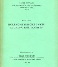 Morphometrische Untersuchung der Vogesen.