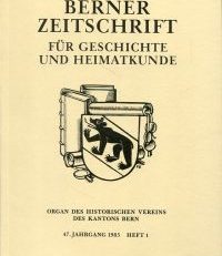 Denkmalpflege in der Stadt Bern 1978 - 1984.