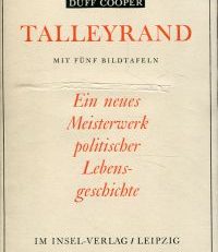 Talleyrand. Übertragen von Karl Lerbs.