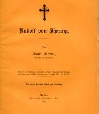 Rudolf von Ihering.