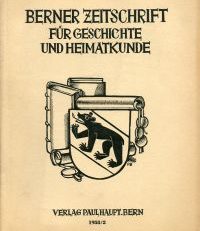 Berner Zeitschrift für Geschichte und Heimatkunde; 1958/2.