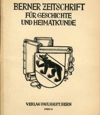 Berner Zeitschrift für Geschichte und Heimatkunde; 1959/4.