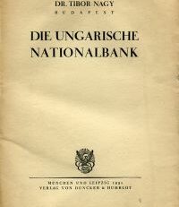 Die Ungarische Nationalbank.