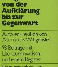 Religionskritik von der Aufklärung bis zur Gegenwart. Autorenlexikon von Adorno bis Wittgenstein.