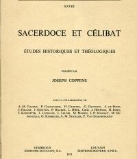 Sacerdoce et célibat. Études historiques et théologiques.
