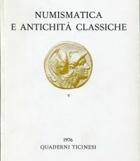 Numismatica e antichità classiche, V / 1976. Direttore Ernesto Bernareggi.