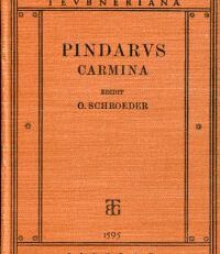 Pindari Carmina cum fragmentis selectis. Tertium edidit Otto Schroeder.
