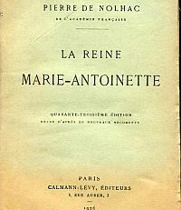 La reine Marie-Antoinette.
