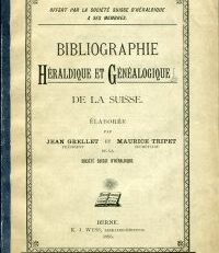 Héraldique et généalogie. Heraldik und Genealogie. bearb. von Jean Grellet und Maurice Tripet.
