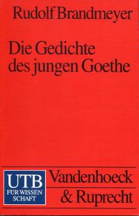 Die Gedichte des jungen Goethe. Eine gattungsgeschichtliche Einführung.