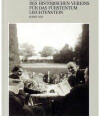 Jahrbuch des historischen Vereins für das Fürstentum Liechtenstein, Band 103/2004.