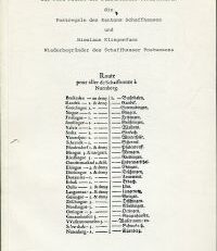 Das Post-Patent des Stadtstaates Schaffhausen, die Post-Regale des Kantons Schaffhausen und Nicolaus Klingenfuss, Wiederbegründer des Schaffhauser Postwesens.