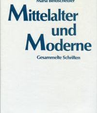 Mittelalter und Moderne. Gesammelte Schriften zur Literatur ; zur Feier des 65. Geburtstages.