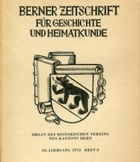 Berner Buchbinder des 18. und 19. Jahrhunderts.