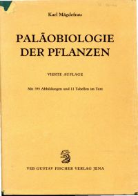 Paläobiologie der Pflanzen.