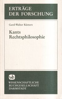 Kants Rechtsphilosophie.